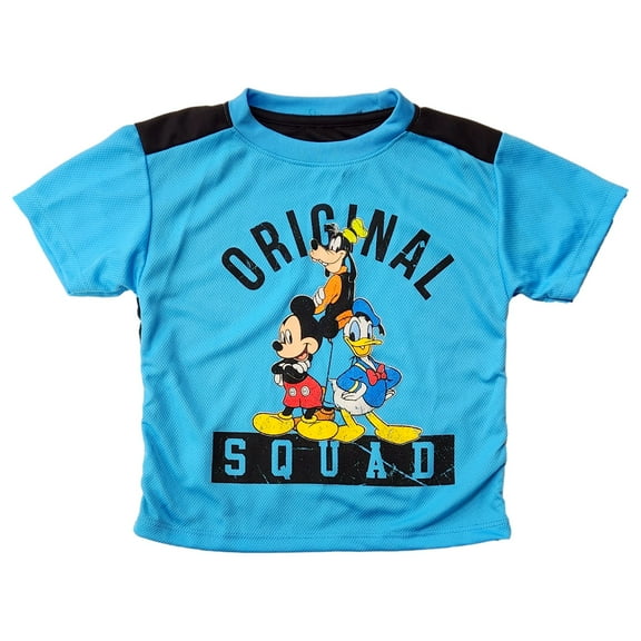 Disney Infant & Toddler Boys Blue Mickey Mouse Distressed Tee T-Shirt 4T