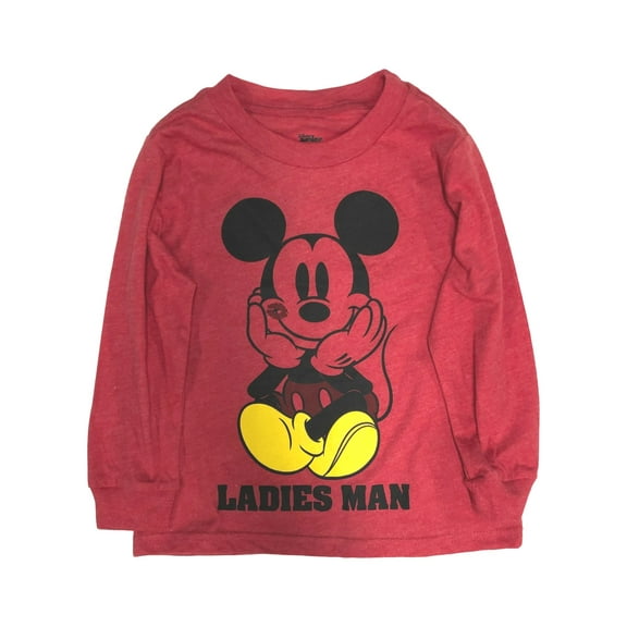 Disney Infant & Toddler Boys Mickey Mouse Ladies Man Valentines Day Shirt 12M