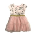 thumbnail image 1 of Disney Infant & Toddler Girls Pink Mickey & Minnie Mouse Heart Dress 18 Months, 1 of 2