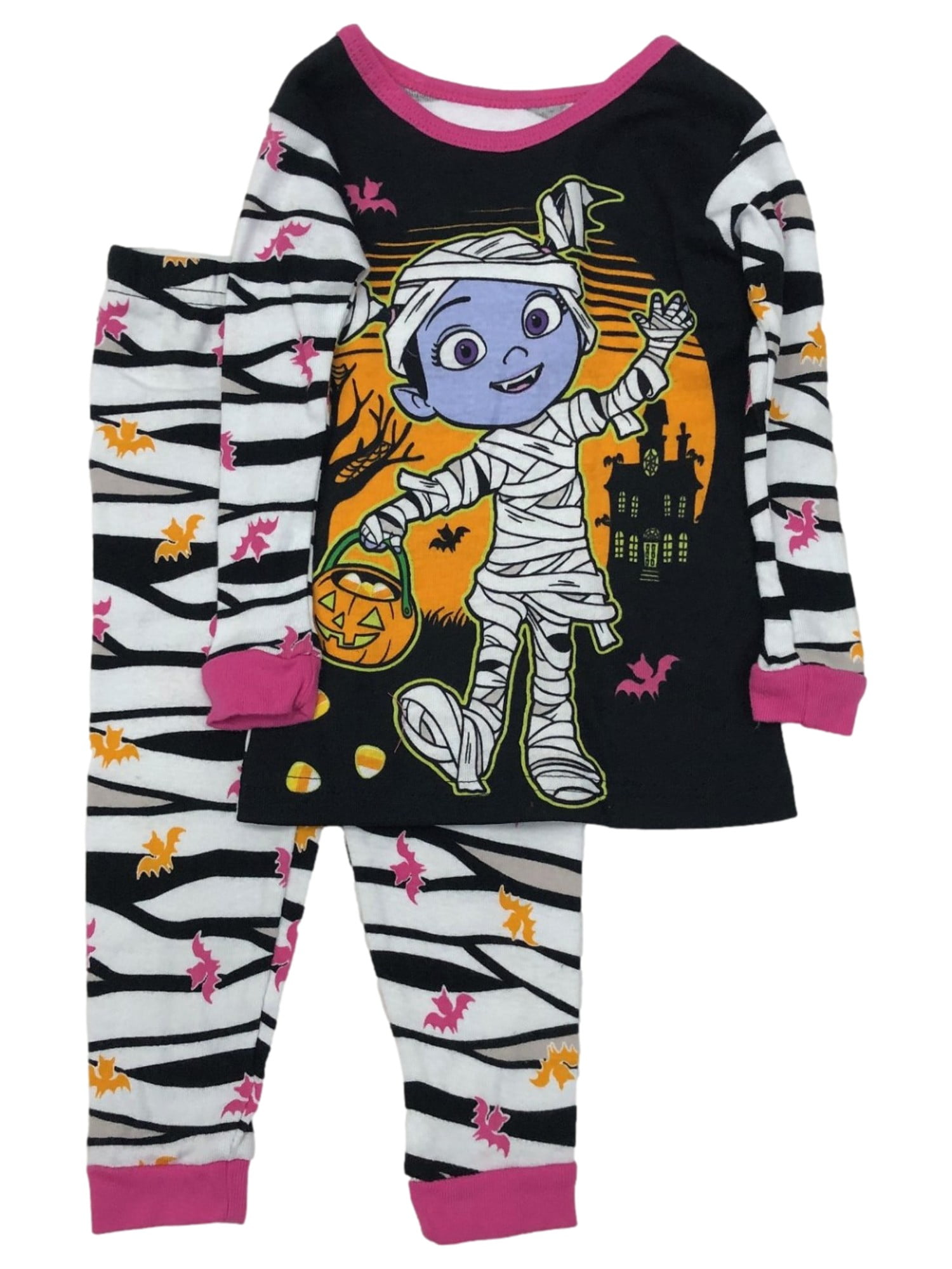 Disney Infant & Toddler Girls Vampirina Mummy Halloween Pajamas Sleep ...