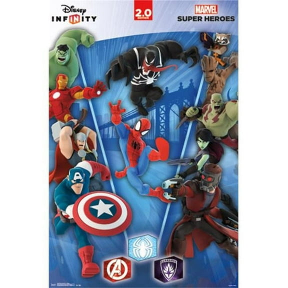 Disney Infinity 2.0 - Collage Poster Print