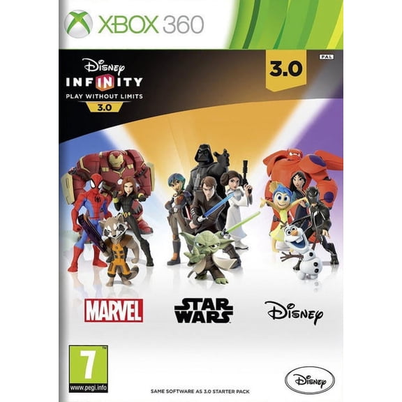 Pre-Owned Disney Infinity 3.0 Action & Adventure Video Game for Xbox 360 Physical Parental Controls