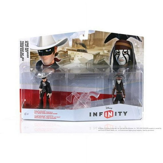 Disney Infinity Lone Ranger Playset Game Figure 2-Pack