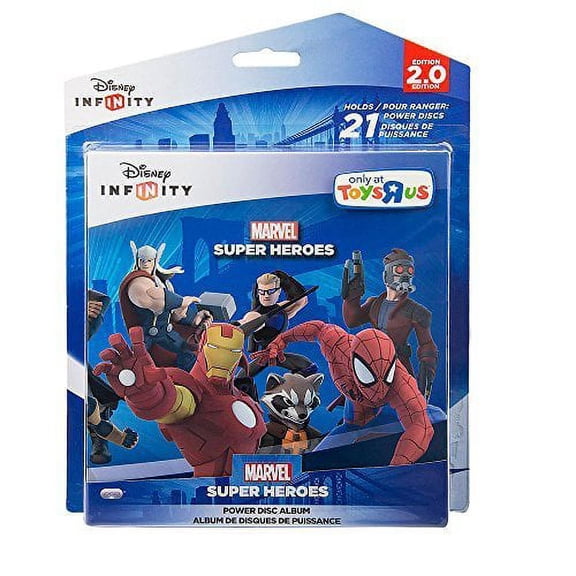Disney Infinity Marvel Super Heroes Theme Album - Holds 21 Power Discs