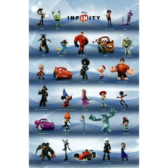 Disney Infinity - Phase 1 Grid Poster Print (22 x 34)