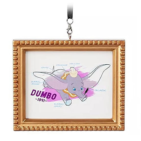 Disney Ink & Paint Collection Dumbo Framed Print Ornament