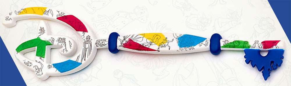 Disney Ink & Paint Key Decoration - Walmart.com