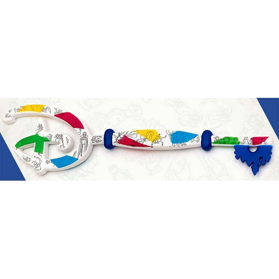 Disney Ink & Paint Key Decoration