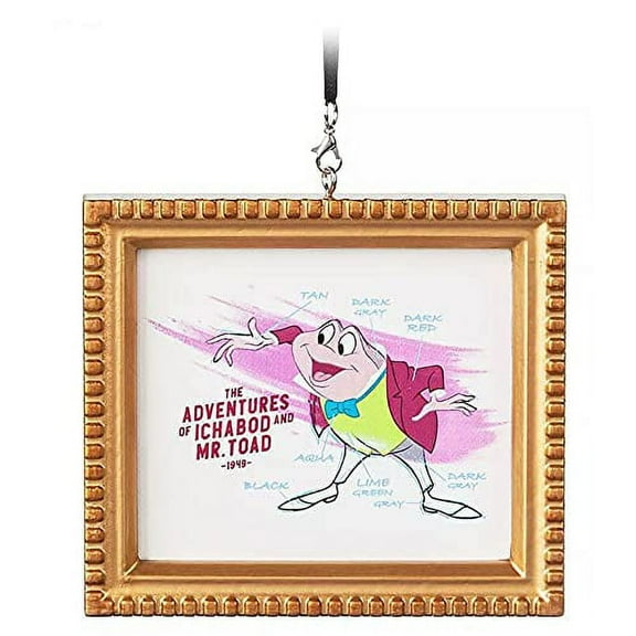 Disney Ink & Paint Mr. Toad Framed Square Art Print Ornament