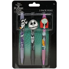 Disney Nightmare Before Christmas 3-Pack Pens with Rubber Characters