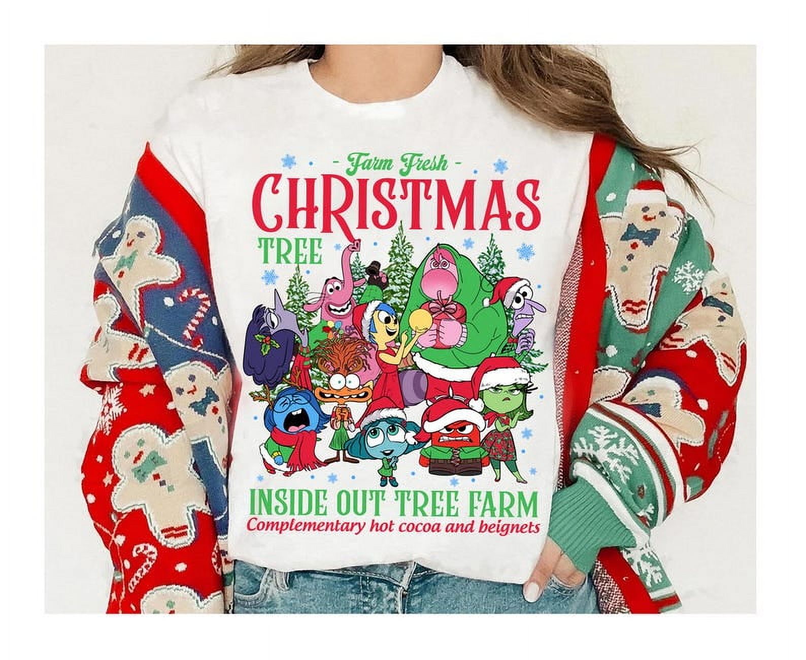 Disney Inside Farm Fresh Christmas Tree Shirt, DisneyOut Inside Tree