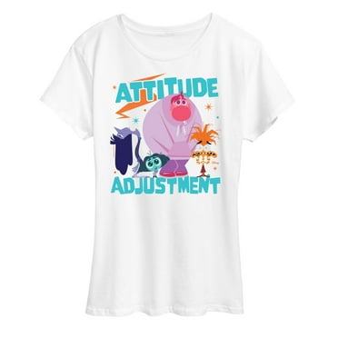 Disney - Inside Out 2 - Attitude Adjustment Feelings - Women's Short Sleeve Graphic T-Shirt