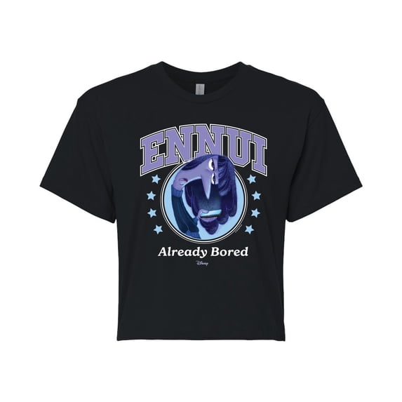 Disney - Inside Out 2 - Ennui Already Bored - Junior's Cropped Tee