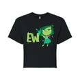 thumbnail image 1 of Disney - Inside Out 2 - Ew Disgust - Junior's Cropped Tee, 1 of 4