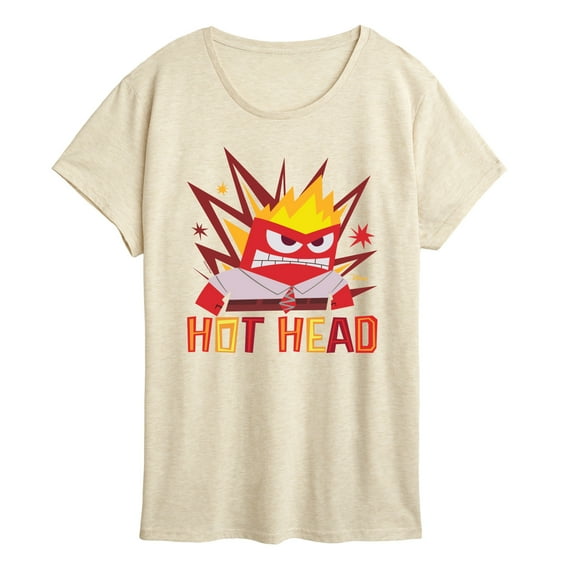Disney - Inside Out 2 - Hot Head Anger  - Women's Short Sleeve Graphic T-Shirt