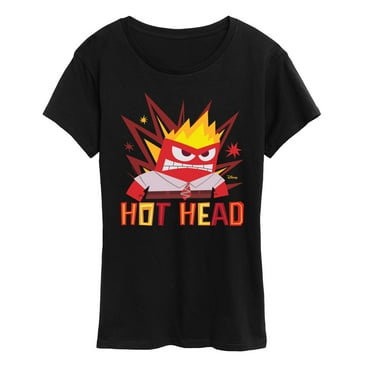 Disney - Inside Out 2 - Hot Head Anger  - Women's Short Sleeve Graphic T-Shirt