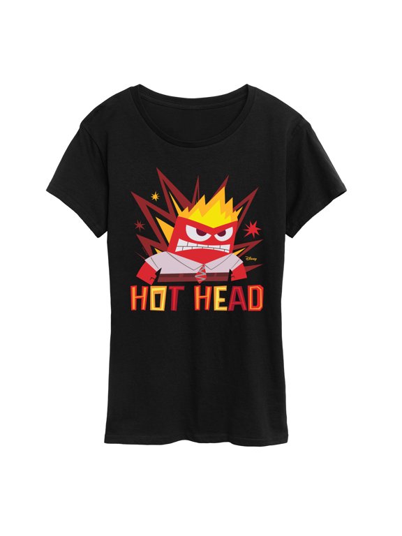- Anger Hot Head Women's Short Sleeve Graphic T-Shirt