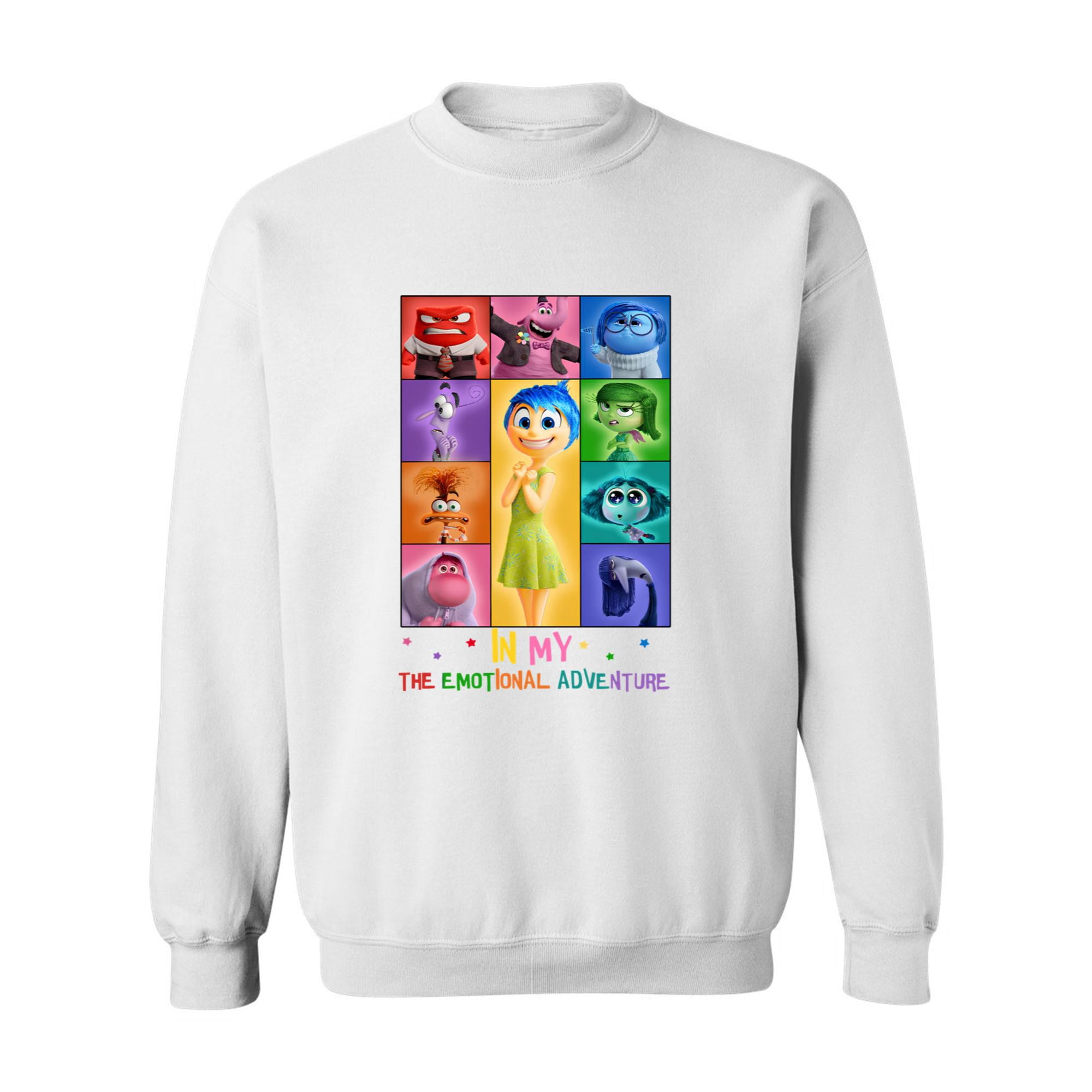 Disney Inside Out 2 In My Emotional Adventure Sweat Shirt New - Walmart.com