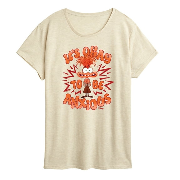 Disney - Inside Out 2 - It's Okay - Women's Short Sleeve Graphic T-Shirt