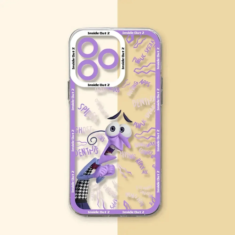 Disney Inside Out 2 New Cute Case For iPhone 16 Pro Max 15 14 Plus 13 ...