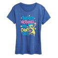 thumbnail image 1 of Disney - Inside Out 2 - Nothing We Can'T Do  - Women's Short Sleeve Graphic T-Shirt, 1 of 4