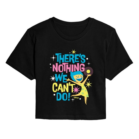 Disney - Inside Out 2 - Nothing We Cant Do - Junior's Cropped Tee