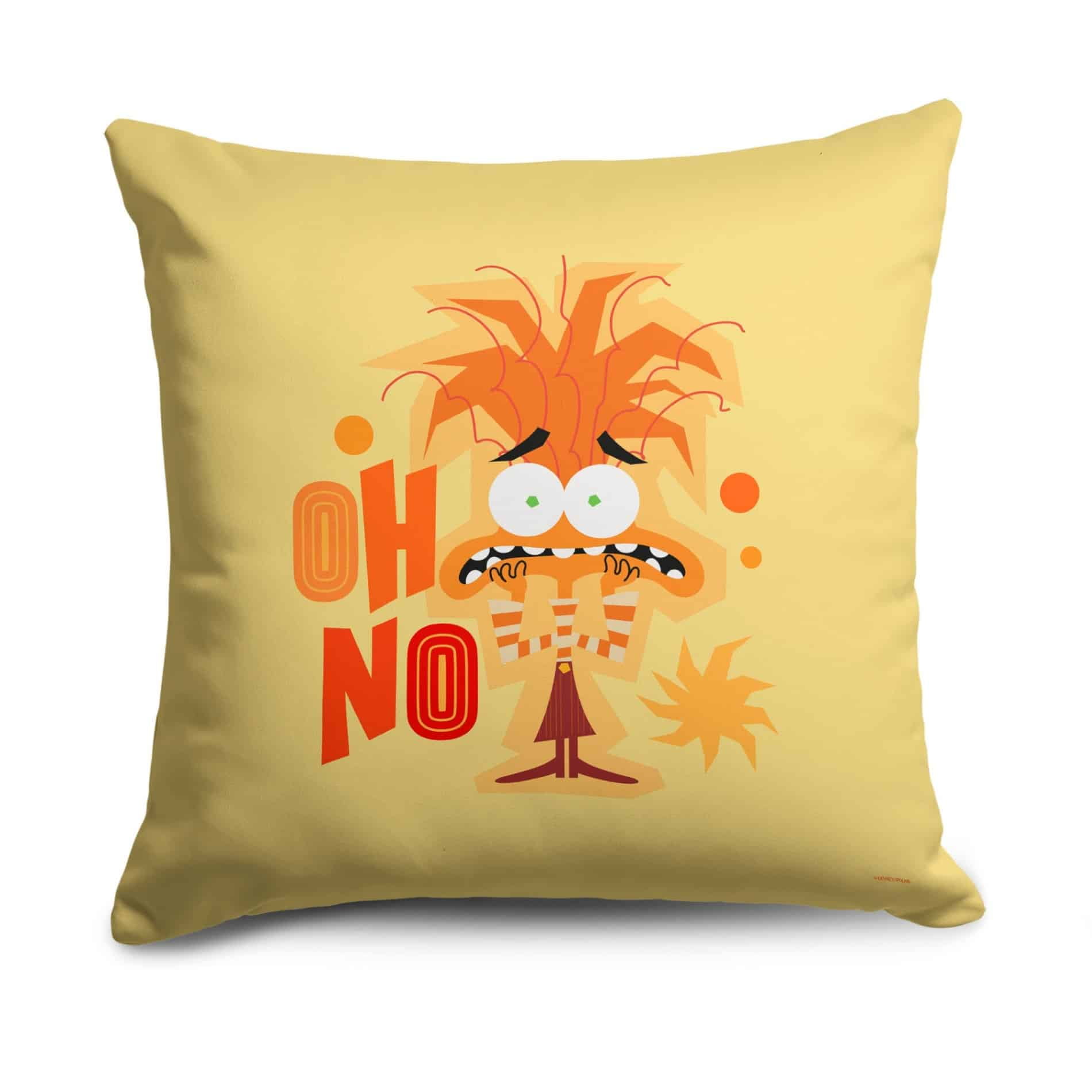 Disney Inside Out 2 Oh No Oh No Kids Printed Throw Pillow - Walmart.com