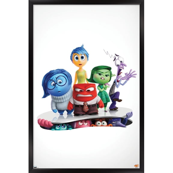 Disney Inside Out 2 - One Sheet Wall Poster, 14.725" x 22.375" Framed