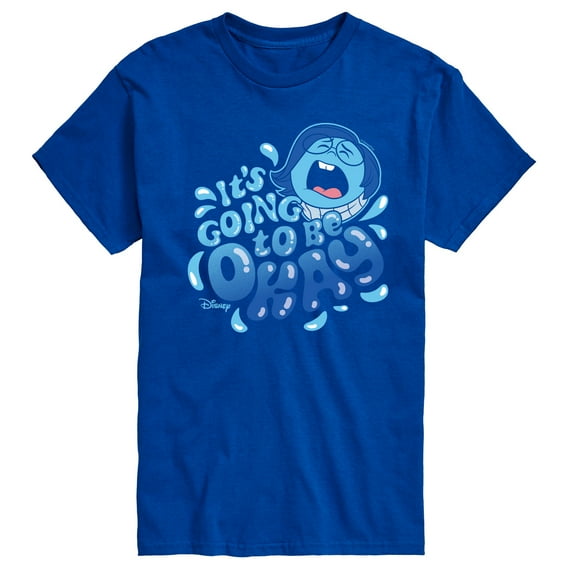 Disney - Inside Out 2 - Sadness It's Going To Be Okay - Men's Short Sleeve T-Shirt