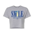 thumbnail image 1 of Disney - Inside Out 2 - Smile Joy - Junior's Cropped Tee, 1 of 4