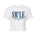 thumbnail image 1 of Disney - Inside Out 2 - Smile Joy - Junior's Cropped Tee, 1 of 4