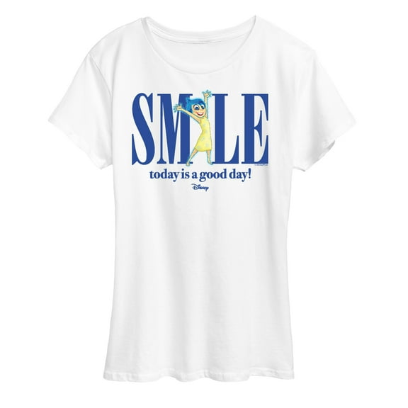 Disney - Inside Out 2 - Smile Joy  - Women's Short Sleeve Graphic T-Shirt