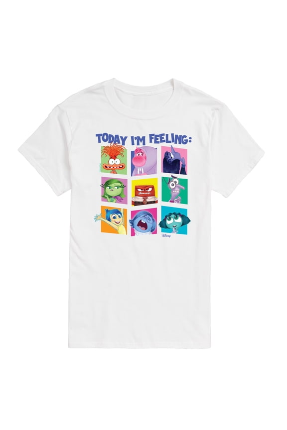 - Inside Out 2 - Today I'm Feeling Inside Out Grid - Men's Short Sleeve T-Shirt