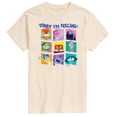 thumbnail image 1 of Disney - Inside Out 2 - Today I'm Feeling Inside Out Grid - Men's Short Sleeve T-Shirt, 1 of 4