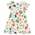 thumbnail image 1 of Disney Inside Out Anger Fear Joy French Terry Skater Dress Toddler to Big Kid, 1 of 5