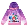 thumbnail image 1 of Disney Inside Out Big Girls' Fleece Hooded Sweatshirt Magenta, 1 of 7