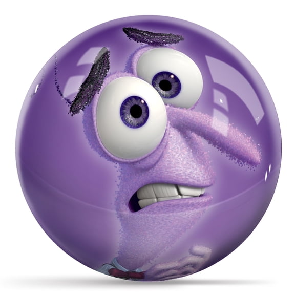 Disney Inside Out Fear Undrilled Bowling Ball 10lb
