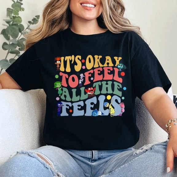 Disney Inside Out It Is Ok To Feel Pixar Animation T-shirt