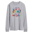 thumbnail image 1 of Disney - Its Kind Of Fun To Do The Impossible - Men's Long Sleeve Graphic T-Shirt, 1 of 4