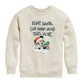 thumbnail image 1 of Disney - Ive Been Good - Toddler & Youth Crewneck Fleece Sweatshirt, 1 of 5