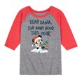 thumbnail image 1 of Disney - Ive Been Good - Toddler & Youth Raglan Graphic T-Shirt, 1 of 6