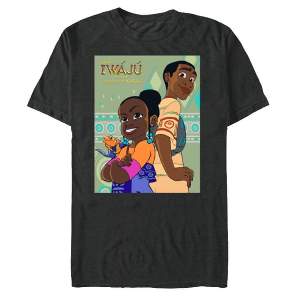 Disney Iwájú Animated Series Tola Kole and Otin Disney - Short Sleeve Blended T-Shirt for Adults - Customized-Dark Heather