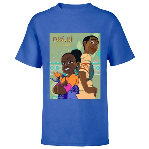 Disney Iwájú Animated Series Tola Kole and Otin Disney - Short Sleeve T-Shirt for Kids - Customized-Royal