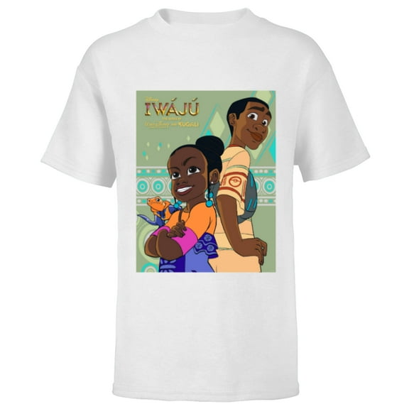 Disney Iwájú Animated Series Tola Kole and Otin Disney+- Short Sleeve T-Shirt for Kids - Customized-White