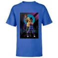 thumbnail image 1 of Disney Iwájú Animated Series Tola and Kole Cityscape Disney+- Short Sleeve T-Shirt for Kids - Customized-Royal, 1 of 5