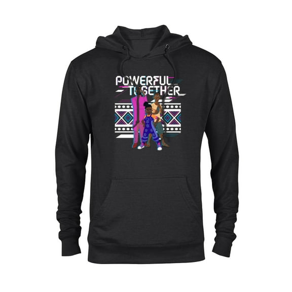 Disney Iwájú Series Tola Kole and Tunde Powerful Together- Pullover Hoodie for Adults - Customized-Black