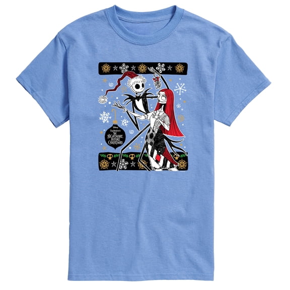 Disney - Jack And Sally Ornaments - Men's Short Sleeve Graphic T-Shirt