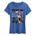 thumbnail image 1 of Disney - Jack And Sally Ornaments - Women's Short Sleeve Graphic T-Shirt, 1 of 4