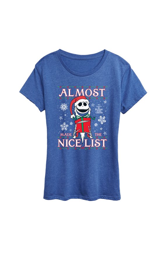 - Jack Nice List - Women's Short Sleeve Graphic T-Shirt