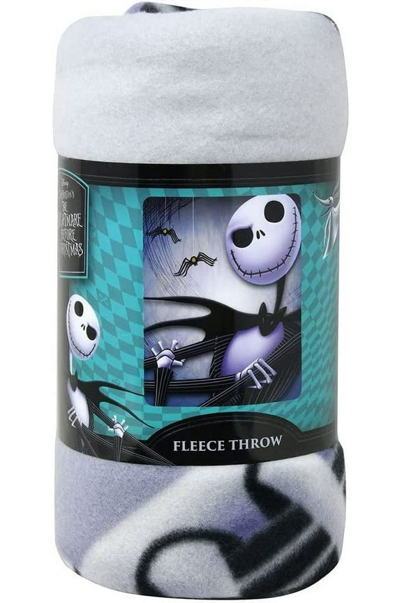 Jack Skellington Throw Blanket Nightmare Before Christmas 45" x 60" Kids